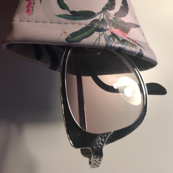 Ted Baker London FAUX LEATHER Pouch , Eye Glasses Protective Case/Cloth, NEW - Picture 6 of 8